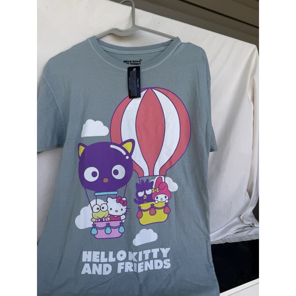 Hello Kitty and Friends Graphic T-shirt NWT Keroppi Badtz-Maru Small